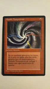 Storm World EX (Mondo Tempestoso) Italian Legends MTG Magic the Gathering - Picture 1 of 4