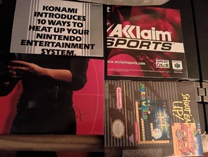 Vintage NINTENDO N64 3 Poster Lot plus BONUS Konami Game Poster! - Picture 1 of 9