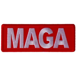 MAGA - MAKE AMERICA GREAT AGAIN - IRON or SEW ON PATCH - Picture 1 of 1
