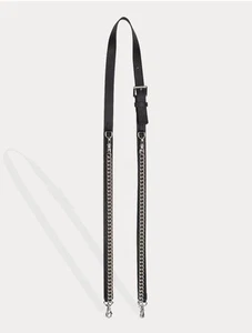 New Bandolier twin strap Pebble Leather Silver - Photo 1 sur 4