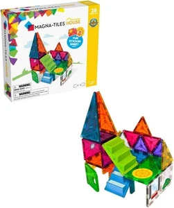Magna-Fliesen Haus 28-teiliges Set - 3D magnetische Gebäudefliesen, ab 3+, 18332 Jahren - Bild 1 von 1