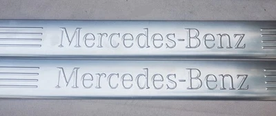 ✅2010-2018 MERCEDES-BENZ E350 DOOR TRIM SCUFF SILL PLATE COMPLETE SET OEM_MB01 - Image 1 of 4