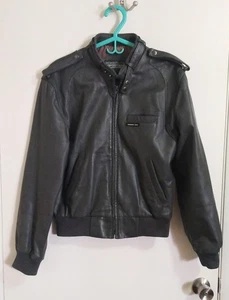 Members Only Jacket Men’s 40 Soft Leather Iconic Racer Full Zip Jacket 4 Pockets - Picture 1 of 13