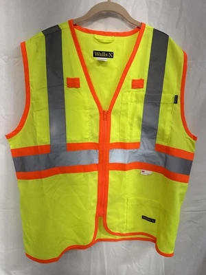 Chaleco de seguridad de alta visibilidad para paredes con tiras reflectantes Foto 1 de 4