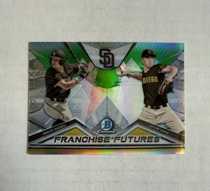 Bowman Draft Chrome Franchise Futures 2020 Robert Hassell refractor verde/99 - Imagen 1 de 2