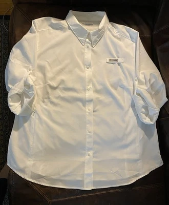 Женская белая блузка Columbia PFG 1X - Изображение 1 из 4