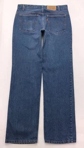 M107 Vintage anni 80 USA Levi's 509-0215 linguetta arancione dritta taglia 36 (misure 33x33") - Foto 1 di 9