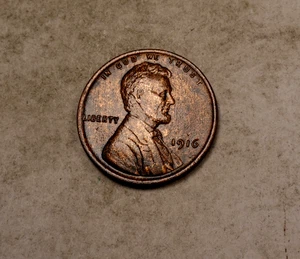 1916 Lincoln Wheat Cent Penny * Auswahl Stempelglanz rot/BN * XW443 - Bild 1 von 2