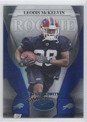 2008 Leaf Certified Materials Mirror Blue /50 Leodis McKelvin #180 Rookie RC - Image 1 of 2