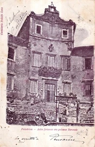 Palestrina -aedes fortunae ora palazzo Baronale (piccolo, b/n, viaggiata) - Picture 1 of 1