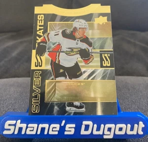 2024 Upper Deck Hockey Extended Series Silver Skates GOLD Trevor Zegras SS-8 - Picture 1 of 2