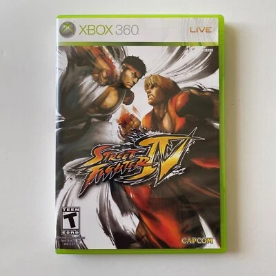 Street Fighter IV (Microsoft Xbox 360, 2009) CIB complete Xbox Capcom - Image 1 of 4