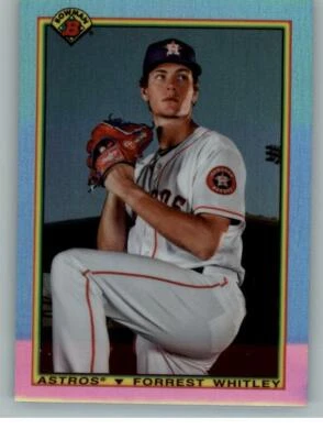 2020 Bowman Chrome '90 Bowman #90BFW Forrest Whitley (ref 129613) - Image 1 of 2