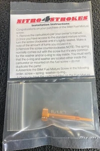 BILLET FUEL SCREW KTM 250SX-F 250 SX-F 250XC-F 250 XC-F 250XCF 250SXF - Picture 1 of 1
