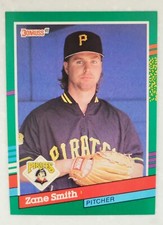 1991 Donruss Zane Smith #532 Pirates Baseball Card