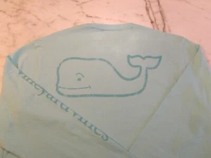 Vineyard Vines Long-Sleeve - Whale Pocket Tee - M - TURQUOISE BLUE - Bild 1 von 4
