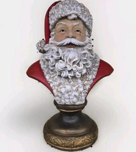 Hobby Lobby 2024 Large 15" Vintage Christmas Santa Claus Bust Figurine - NEW - Picture 1 of 10