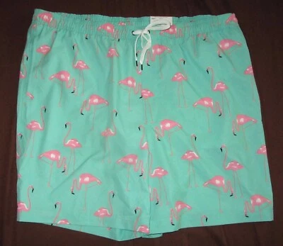 Pantalones Cortos de Natación Sonoma Para Hombres Forrados de Flamenco, Poliéster Spande, Talla 2XL, NUEVOS, Reg $40 Foto 1 de 4