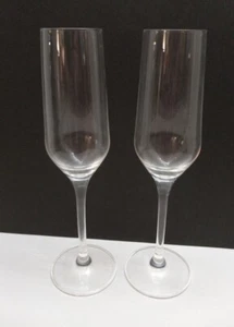 Rona Kristall Champagnerflöten 10 Zoll hoch 2er Set - Bild 1 von 5