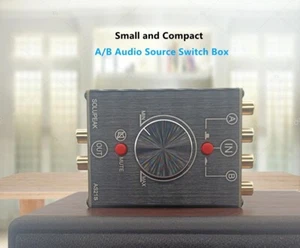 A B RCA scatola interruttore sorgente stereo selettore segnale di ingresso interruttore 2 vie 2 IN 1 USCITA - Foto 1 di 5
