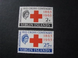 Virgin Islands Stamp Set Scott # 141-142 Never Hinged Unused... - Picture 1 of 5