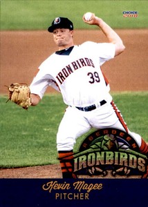 2018 Aberdeen IronBirds Choice #19 Kevin Magee Pompton Lakes New Jersey NJ Card