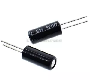 30PCS SW-520D Vibration Sensor Metal Ball Tilt Shaking Switch NEW - Bild 1 von 4