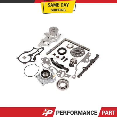 Kit de cadena de distribución bomba de aceite de agua para camioneta 85-95 2.4 Toyota Celica 4Runner 22R Foto 1 de 4