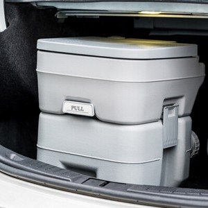 8.5 Gallon Portable Toilet Flush Travel Camping​ Commode Potty Outdoor/Indoor