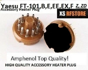 YAESU FT-101,B,E,EE,EX,F & Z,ZD Heater accessory plug! **FREE DAILY SHIP! - Picture 1 of 2