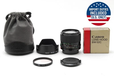 【Excelente COMO NUEVO con Capucha y Estuche】 Nuevo Lente Canon FD NFD 24mm f2 Gran Angular MF de JAPÓN Foto 1 de 4