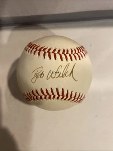 Bob Welch Oakland A'sAutographed 1989 World Series Official Baseball Beckett COA - Picture 1 of 7