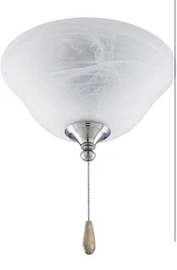 Trinity Collection 2-Light Unfinished Ceiling Fan Light Kit - Picture 1 of 6