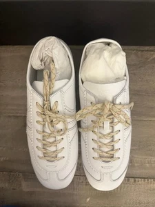 Dries Van Noten Leather Sneakers Ws242-1169-117 In 001 White - New With Box - Picture 1 of 12