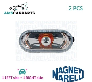 INDICATOR LIGHT BLINKER LAMP PAIR 715102100120 MAGNETI MARELLI 2PCS NEW - Picture 1 of 5