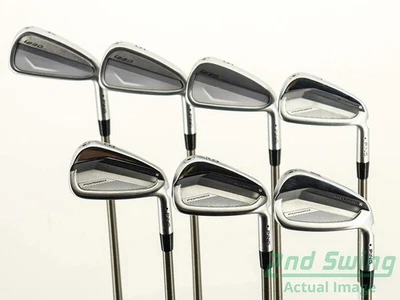 Набор айронов Ping Blueprint S 4-PW графитовые жесткие под правую руку черные точки +3/4 дюйма - Изображение 1 из 4