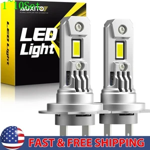H7 Headlight Bulb LED High Kit Low Beam 36000LM Super Bright 6500K White 1-10Set - Picture 1 of 17
