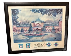 1990er US Open Medinah Country Club Druck signiert Arnold Palmer Gary Spieler Golf - Bild 1 von 14