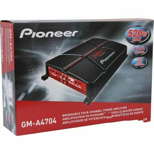 Pioneer GMA4704 520W 4 Channel Car Amplifier