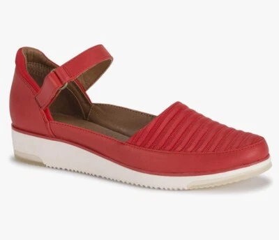 Zapato Baretraps Harmony Maryjane para mujer talla 6,5 rojo cómodo acolchado Foto 1 de 4