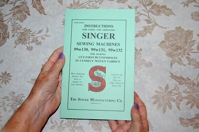 Using & Adjusting Instruction Manual Singer 99w130 99w131 99w132 Sewing Machines - Image 1 of 4