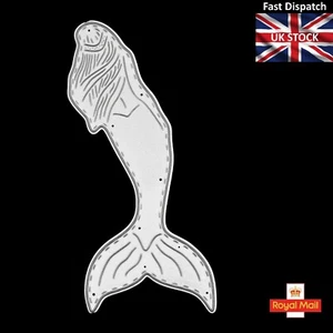 Mermaid Metal Cutting Die, Card Making, Scrapbooking, Crafts *UK SELLER* F2 - Picture 1 of 2