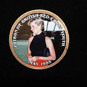 Princess Diana Coin Collection 1967 UK Penny Patron Red Cross Youth Mystic Stamp - Picture 1 of 4