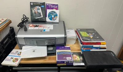 HP Photosmart 3310 - All In One Printer Fax/Scan/Copier - Wireless + Accessories - Image 1 of 4