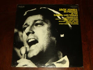 JACK JONES "In Person AT THE SANDS Las Vegas" NEW SEALED Vintage 1970 VINYL LP - Picture 1 of 3