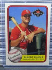 2001 Fleer Platinum Albert Pujols Rookie Card RC #521 St Louis Cardinals