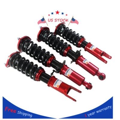 For Infiniti 2008-2013 G37 RWD Sedan/Coupe Coilover Suspension Lowering Kits Red Foto 1 de 4