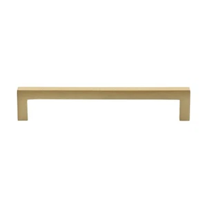 GlideRite 6-1/4" CC Solid Square Slim Bar Pull Satin Gold - 21683-160-SG-1 - Picture 1 of 3