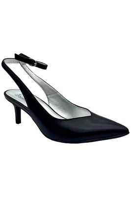 Bombas femininas Naturalizer Eliya Slingback pretas - Imagem 1 de 3