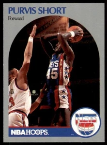 1990-91 NBA Hoops Purvis Short . New Jersey Nets #201 - Picture 1 of 2